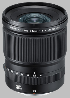 image of the Fujinon GF 23mm f/4 R LM WR lens