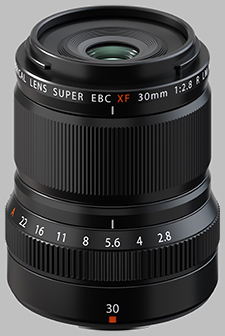 image of the Fujinon XF 30mm F2.8 R LM WR lens