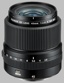 image of the Fujinon GF 45mm f/2.8 R WR lens