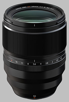 image of the Fujinon XF 50mm f/1.0 R WR lens