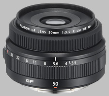 image of the Fujinon GF 50mm f/3.5 R LM WR lens
