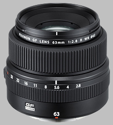 image of the Fujinon GF 63mm f/2.8 R WR lens