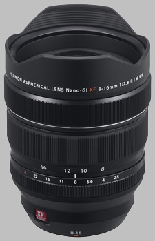 image of the Fujinon XF 8-16mm f/2.8 R LM WR lens