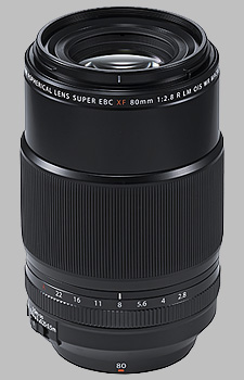 image of the Fujinon XF 80mm f/2.8 R LM OIS WR Macro lens