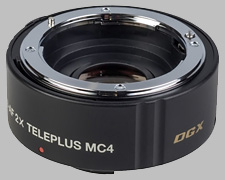 image of the Kenko 2X Teleplus MC4 DGX AF lens