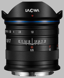 image of the Laowa 17mm f/1.8 MFT lens