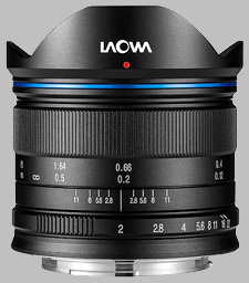 image of the Laowa 7.5mm f/2 MFT lens
