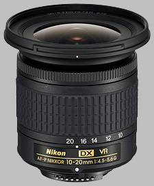image of the Nikon 10-20mm f/4.5-5.6G VR AF-P DX Nikkor lens