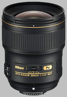 image of the Nikon 28mm f/1.4E ED AF-S Nikkor lens