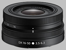 image of the Nikon Z 16-50mm f/3.5-6.3 VR DX Nikkor lens