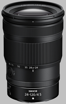 image of the Nikon Z 24-120mm f/4 S Nikkor lens