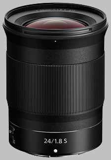 image of the Nikon Z 24mm f/1.8 S Nikkor lens