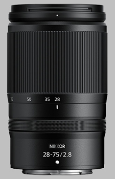 image of the Nikon Z 28-75mm f/2.8 Nikkor lens
