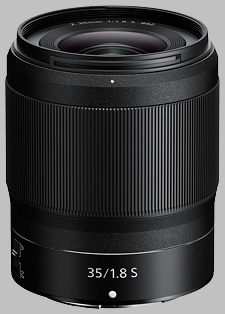 image of the Nikon Z 35mm f/1.8 S Nikkor lens