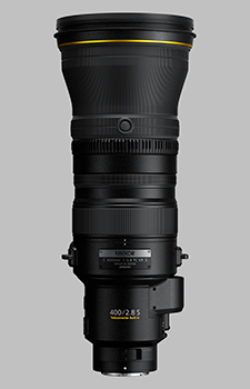 image of the Nikon Z 400mm f/2.8 TC VR S Nikkor lens