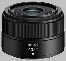 image of the Nikon Z 40mm f/2 Nikkor lens