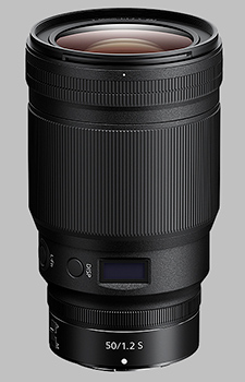 image of the Nikon Z 50mm f/1.2 S Nikkor lens