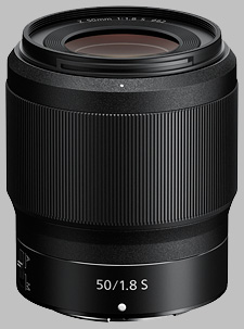 image of the Nikon Z 50mm f/1.8 S Nikkor lens