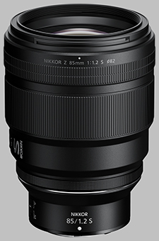 image of the Nikon Z 85mm f/1.2 S Nikkor lens