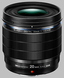 image of the OM System 20mm f/1.4 Pro M.Zuiko Digital ED lens