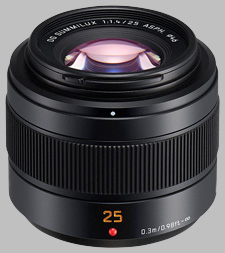 image of the Panasonic 25mm f/1.4 II ASPH LEICA DG SUMMILUX lens