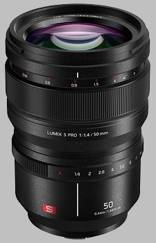 image of the Panasonic 50mm f/1.4 LUMIX S PRO lens