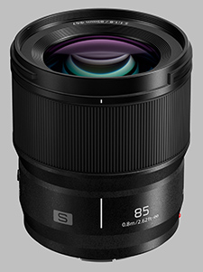 image of the Panasonic 85mm f/1.8 LUMIX S lens