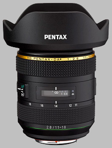 image of Pentax 11-18mm f/2.8 ED DC AW HD DA*