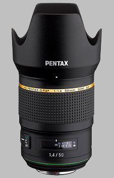image of the Pentax 50mm f/1.4 SDM AW HD D FA* lens