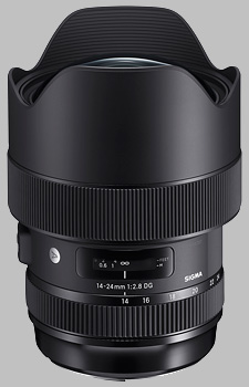 image of the Sigma 14-24mm f/2.8 DG HSM Art lens