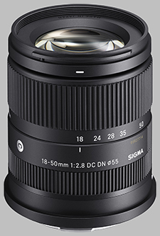 image of the Sigma 18-50mm F2.8 DC DN Contemporary lens