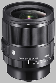 image of the Sigma 24mm f/1.4 DG DN Art lens