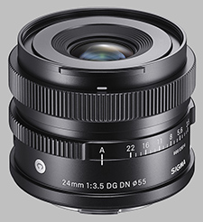 image of the Sigma 24mm f/3.5 DG DN Contemporary lens