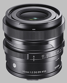image of the Sigma 35mm f/2 DG DN Contemporary lens