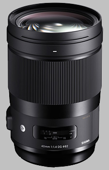 image of the Sigma 40mm f/1.4 DG HSM Art lens