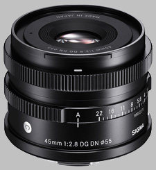 image of the Sigma 45mm f/2.8 DG DN Contemporary lens