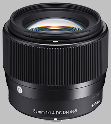 image of the Sigma 56mm f/1.4 DC DN Contemporary lens