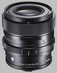 image of the Sigma 65mm f/2 DG DN Contemporary lens