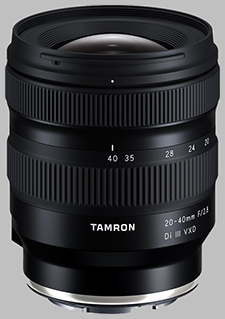 image of the Tamron 20-40mm F/2.8 Di III VXD (Model A062) lens