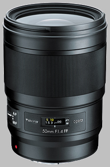 image of the Tokina 50mm f/1.4 FF Opera lens