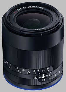 image of the Zeiss 25mm f/2.4 Loxia 2.4/25 lens