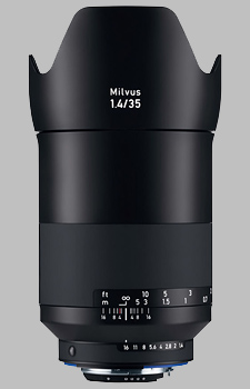 image of the Zeiss 35mm f/1.4 Milvus 1.4/35 lens