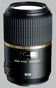 image of the Tamron 90mm f/2.8 Di Macro 1:1 VC USD SP lens