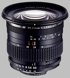image of the Tamron 19-35mm f/3.5-4.5 AF lens
