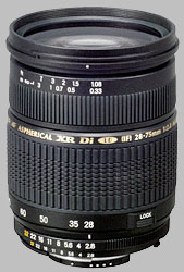 image of the Tamron 28-75mm f/2.8 XR Di LD Aspherical IF SP AF lens