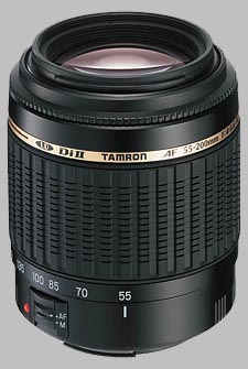 image of the Tamron 55-200mm f/4-5.6 Di II LD Macro AF lens