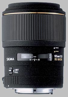 image of the Sigma 105mm f/2.8 EX DG Macro lens