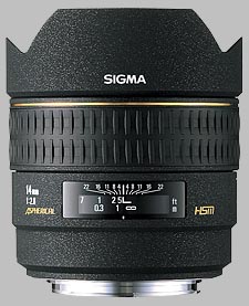 image of the Sigma 14mm f/2.8 EX Aspherical HSM lens