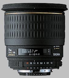 image of the Sigma 24mm f/1.8 EX DG Aspherical Macro lens