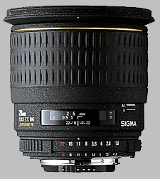 image of the Sigma 28mm f/1.8 EX DG Aspherical Macro lens